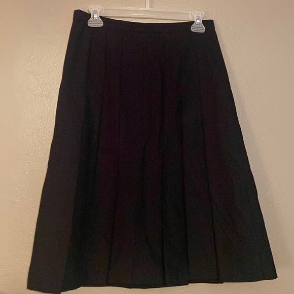 Robert Rodriguez Black Pleated Skirt Ladies Size 8 - Picture 1 of 6